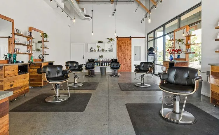 Petaluma Hair Company hair salon construction